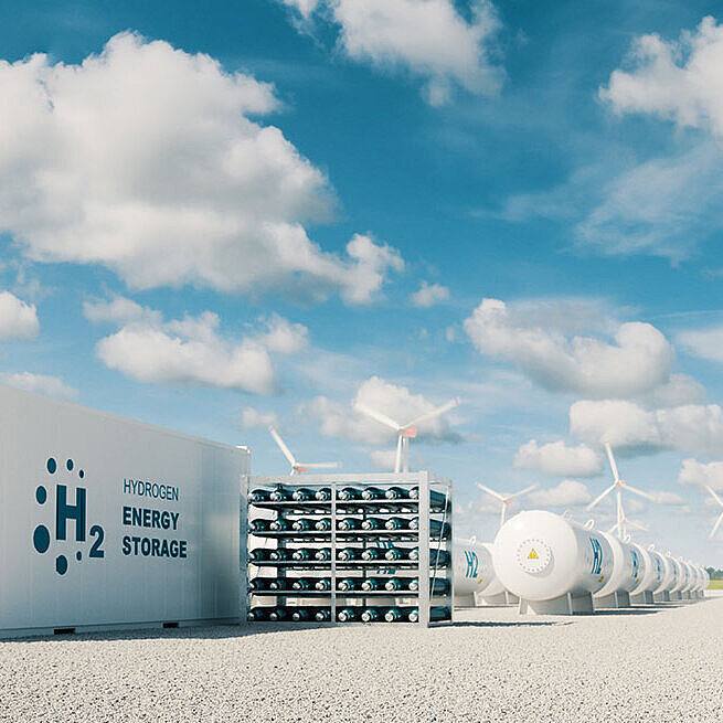 Handling, transport and storage of hydrogen